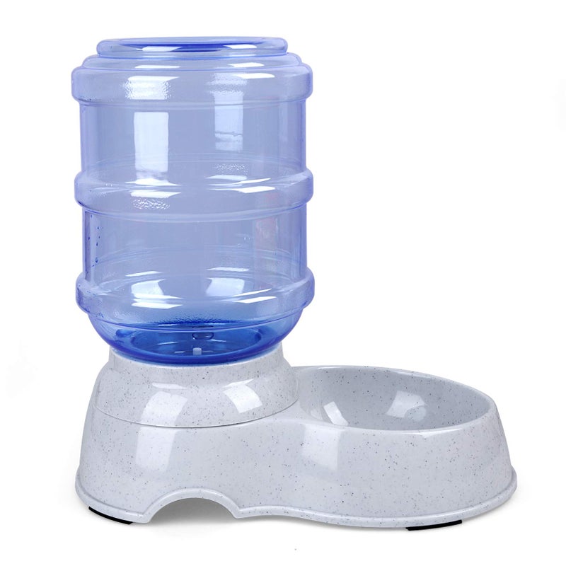 TENINYU Pet Water Dispenser Station - 1 Gal Replenish Pet Waterer for Dog Cat Animal Automatic Gravity Water Drinking Fountain Bottle Bowl Dish Stand - Image 2